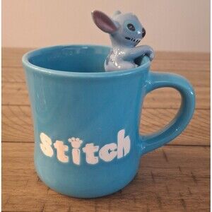 Stitch Disney Blue Lilo & Stitch Critter Coffee Mug Cup 3D